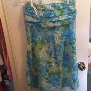 Strapless Lilly Pulitzer Cotten Dress